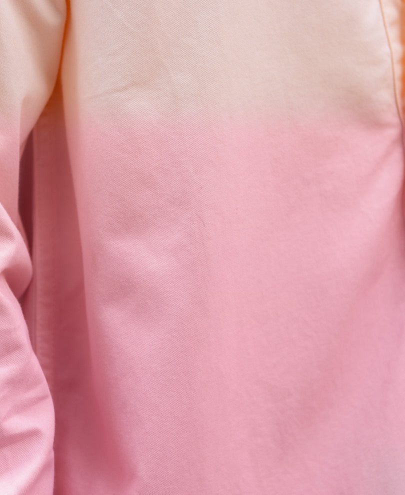 Light Peach Ombre Shirt 100% Cotton
