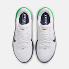 Men's White & Green Speed Performance Running Shoes