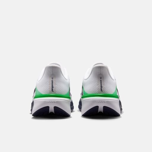 Men's White & Green Speed Performance Running Shoes