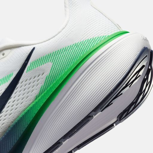 Men's White & Green Speed Performance Running Shoes