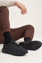 Ergonomic All-Black Comfort Fitness & Gym Shoes