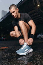 Men's Slate Blue Breathable Mesh Sports Running Shoes