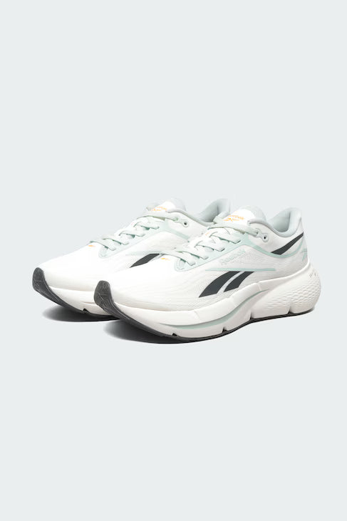 Men's Off-White & Mint Green Cushioned Running Shoes