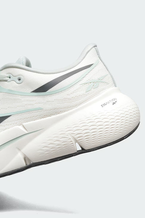 Men's Off-White & Mint Green Cushioned Running Shoes