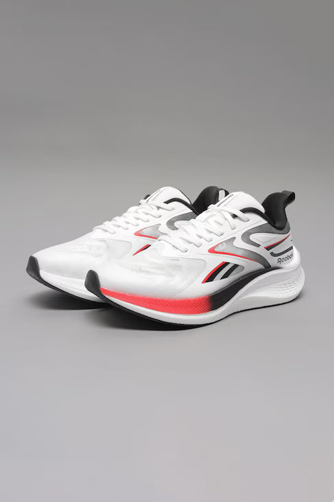 Aerodynamic White Performance Walking Shoes for Men