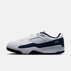 Men's Retro White & Navy Sneakers