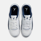 Men's Retro White & Navy Sneakers