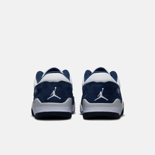 Men's Retro White & Navy Sneakers