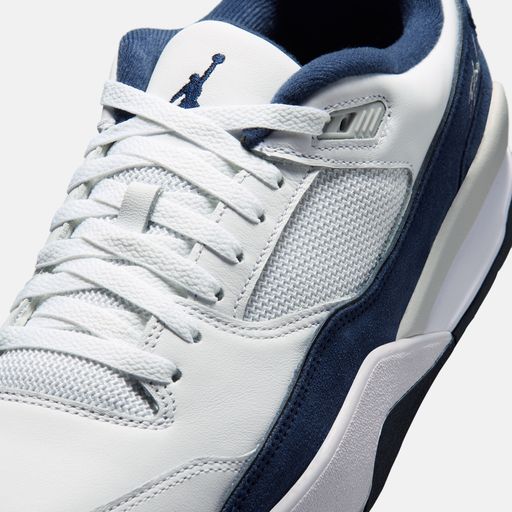 Men's Retro White & Navy Sneakers