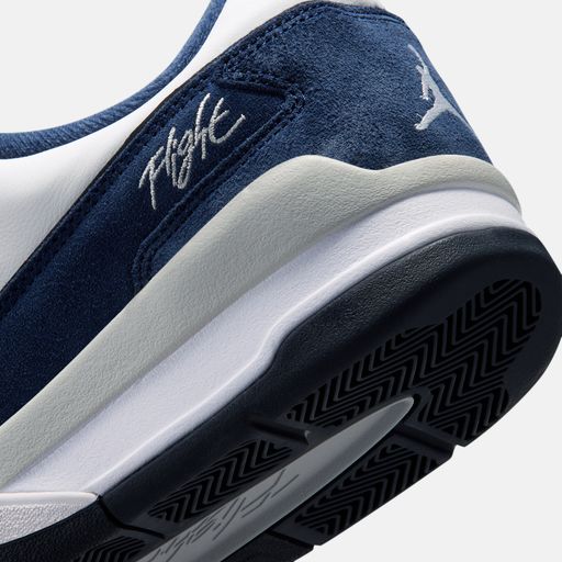 Men's Retro White & Navy Sneakers