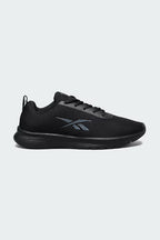 Lightweight Black Athletic Walking & Gym Sneakers