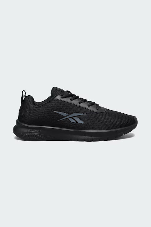 Lightweight Black Athletic Walking & Gym Sneakers
