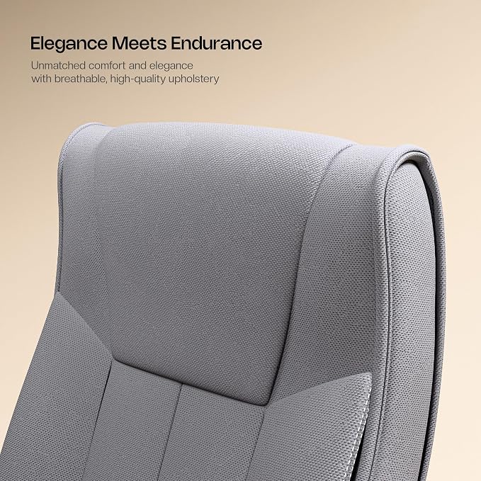 GREEN SOUL Kiev Orthopedic Office Chair | Ergonomic Design with Rocking Function Fabric Office Executive Chair (Grey, DIY(Do-It-Yourself))