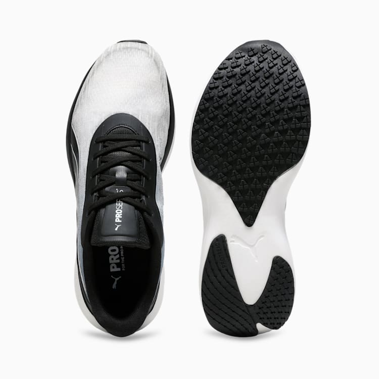Men's Cushioned Performance Sports Shoes in Grey & Black
