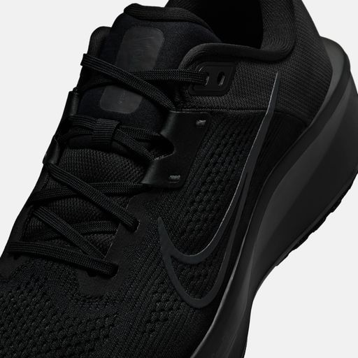 Stealth Black Soft-Cushioned Sports Shoes for Men