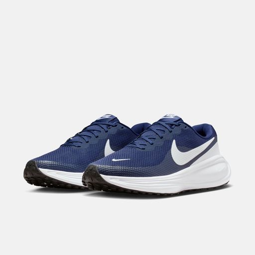 Ultra-Lightweight Men's Navy Blue Mesh Running Shoes