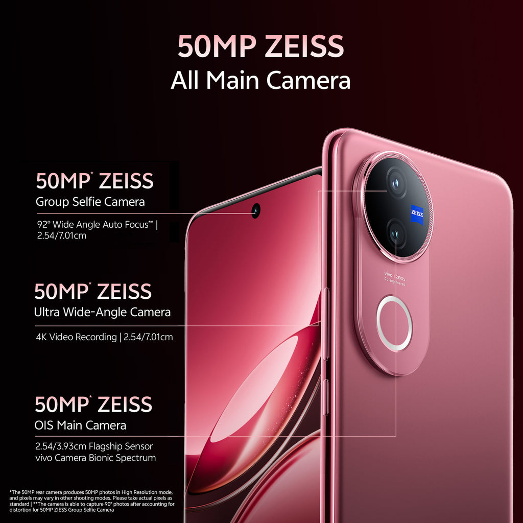 vivo V50 5G (Rose Red, 128 GB) (8 GB RAM)